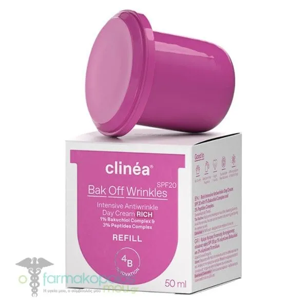 Clinea Refill Bak Off Wrinkles Rich SPF20, 50ml
