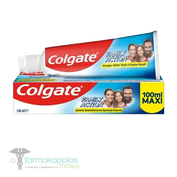 Colgate Family Action Fluoride Toothpaste, 100ml