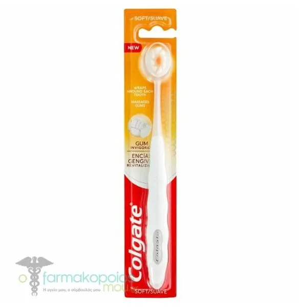 Colgate Gum Invigorate Soft Toothbrush, 1pc - 008 Λευκό