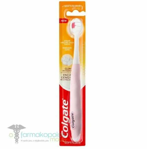 Colgate Gum Invigorate Soft Toothbrush, 1pc - Ρόζ
