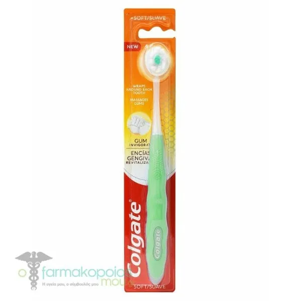 Colgate Gum Invigorate Soft Toothbrush, 1pc - Μέντα