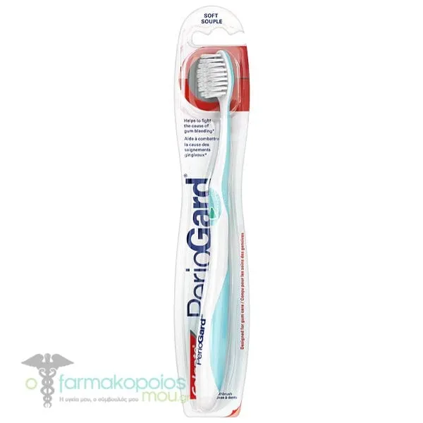 Colgate Periogard Soft Μαλακή Οδοντόβουρτσα για την Προστασία των Ούλων, 1τεμ - Βεραμάν - Πράσινο
