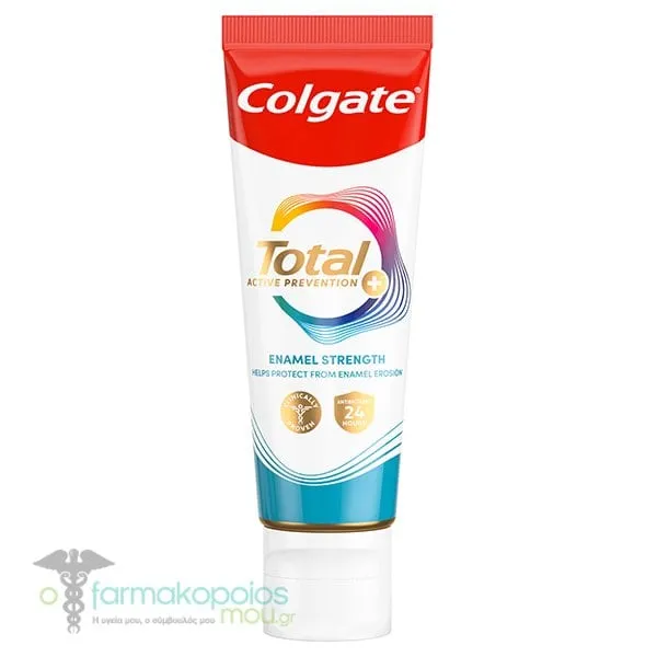 Colgate Total Active Prevention+ Enamel Strength Οδοντόκρεμα, 75ml