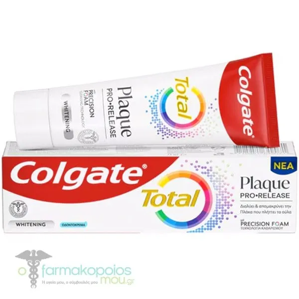 Colgate® Total Plaque Pro Release Whitening Toothpaste Against Plaque, 75ml