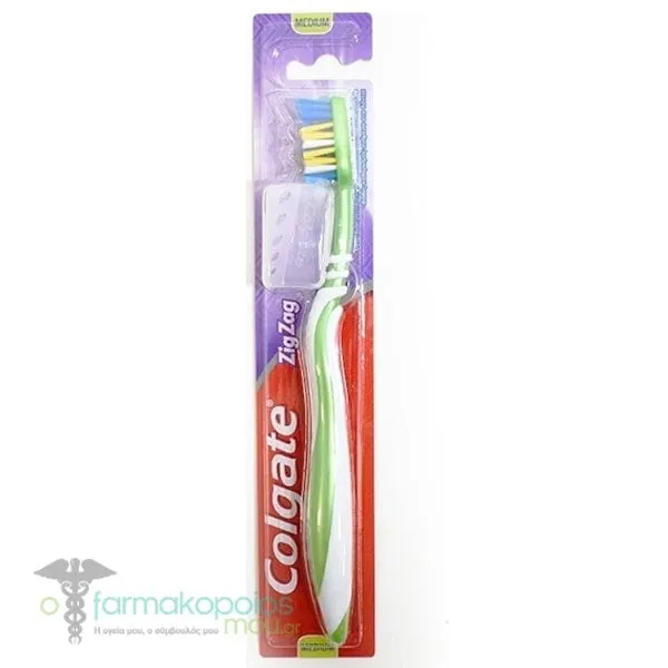 Colgate Toothbrush Zig Zag for Deep Cleaning Medium, 1pc - Πρασινο
