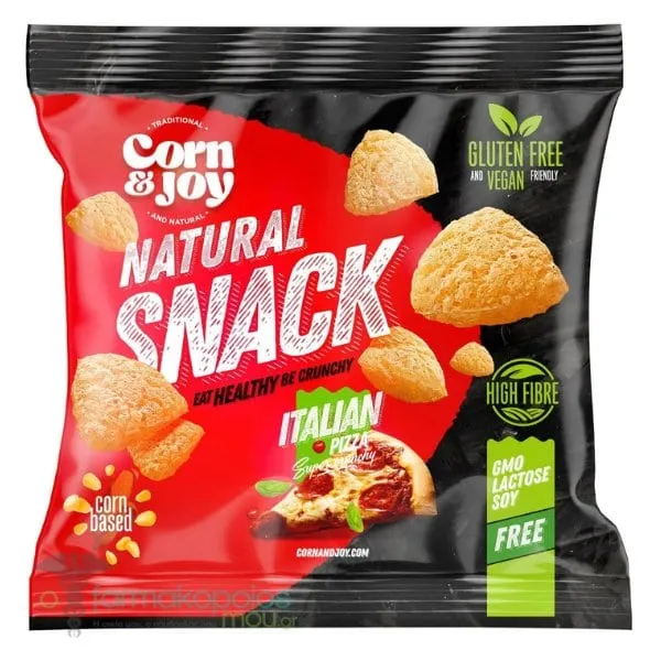 Corn & Joy Σνακ Kαλαμποκιού με Ιταλική Πίτσα, 40g