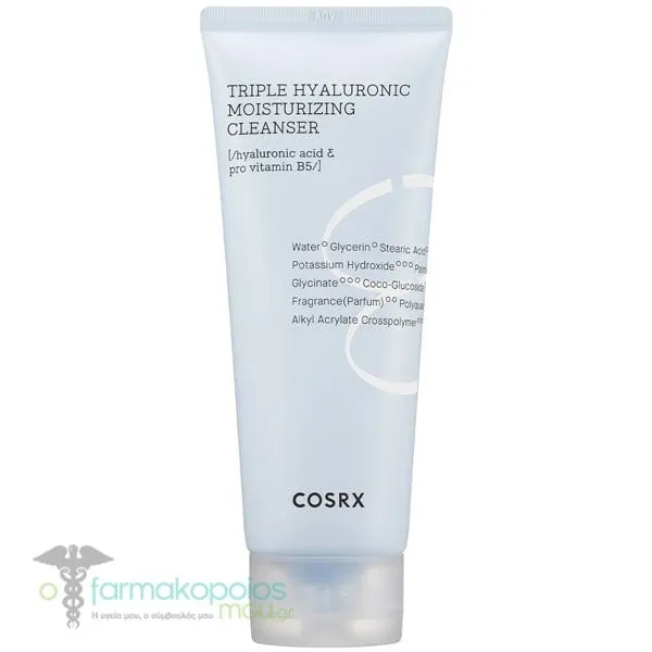 Cosrx Hydrium Triple Hyaluronic Moisture Cleanser, 150ml
