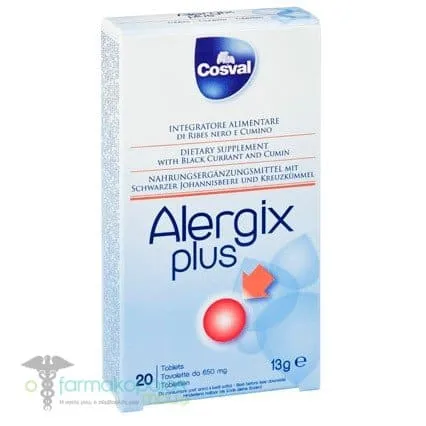 Cosval Alergix Plus, 20tabs