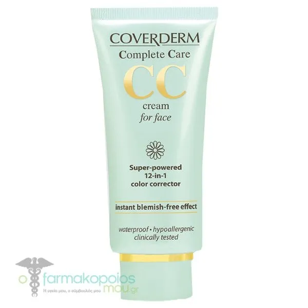 Coverderm Complete Care CC Cream for Face Spf25 Soft Brown, 40ml