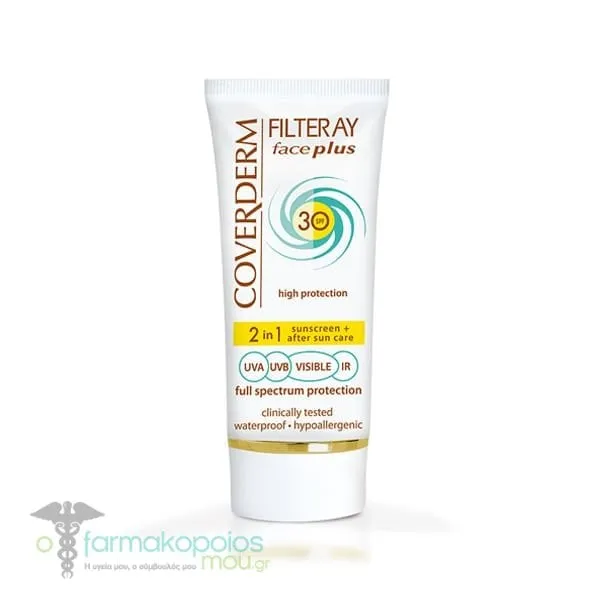 Coverderm Filteray Face Plus 2in1 Oily/Acneic Skin SPF30, 50ml