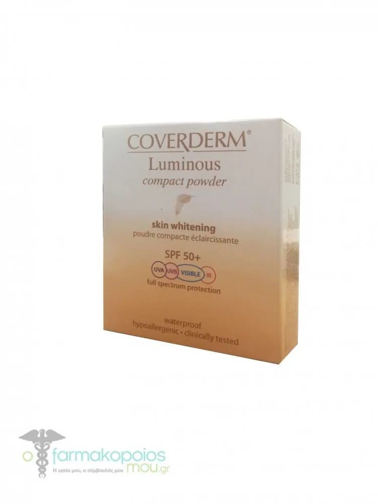 Coverderm Luminous Compact Powder No6 SPF50+, 10g