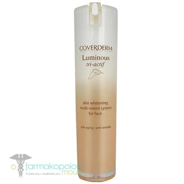 Coverderm Luminous Tri-Actif Skin Whitening Night Cream, 30ml