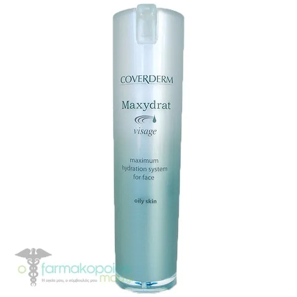 Coverderm Maxydrat Visage Face Cream Oily Skin, 30ml