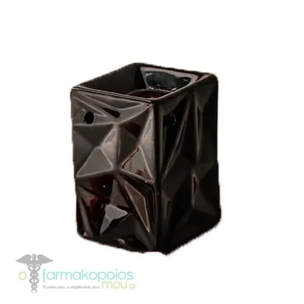 Cozybox Wax Burner Black Square Ceramic, 1pc