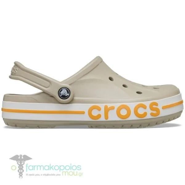 Crocs Bayaband Clog Unisex Σαμπό Μπεζ, 1ζευγάρι