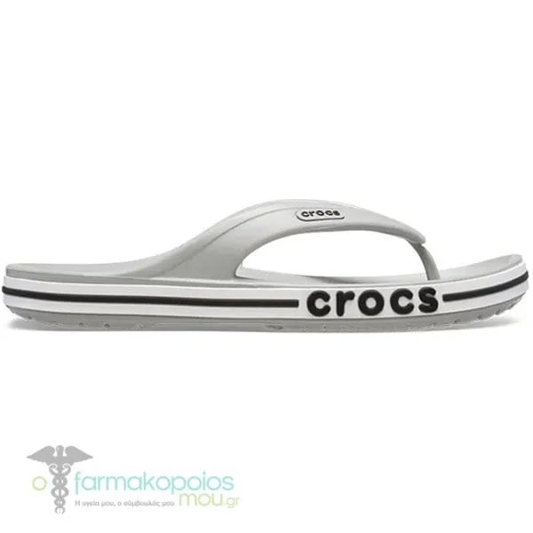 Crocs Bayaband Flip Γυναικείες Παντόφλες Γκρι, 1ζευγάρι