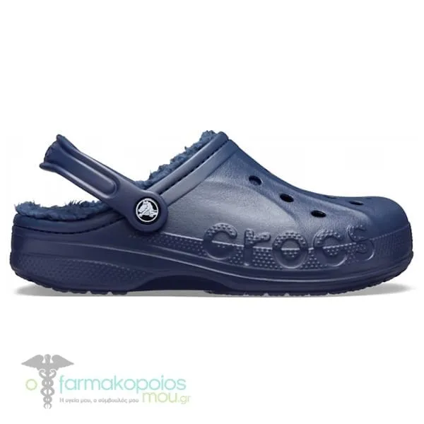 Crocs Classic Baya Lined Clog (E66014) Unisex, 1pair - Navy