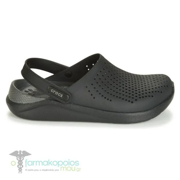 Crocs Literide Clog (E54665) Unisex Σαμπό, 1 ζευγάρι - BLACK