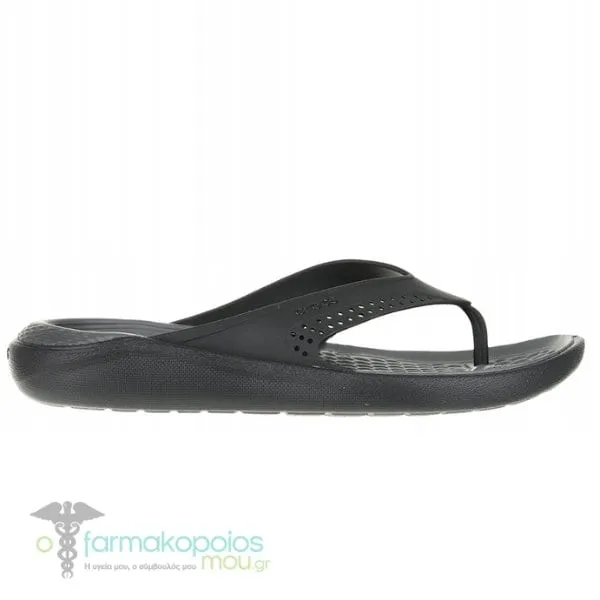 Crocs Literide Flip (E54667) Unisex Σαγιονάρες, 1 ζευγάρι - BLACK