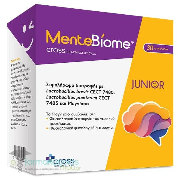 Cross Pharmaceuticals MenteBiome Junior, 30sachets