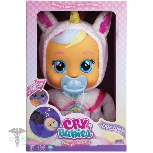 Cry Babies Dreamy Κλαψουλίνια Διαδραστική Κούκλα Όνειρα Γλυκά, 1τεμ