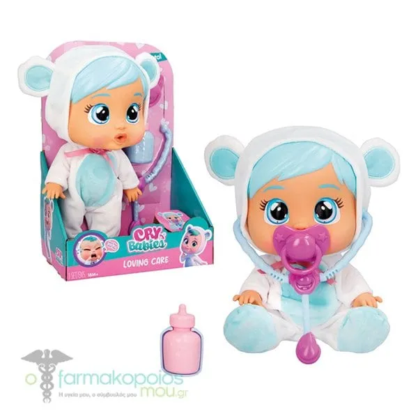 Cry Babies Κλαψουλίνια Loving Care Kristal, 1pc