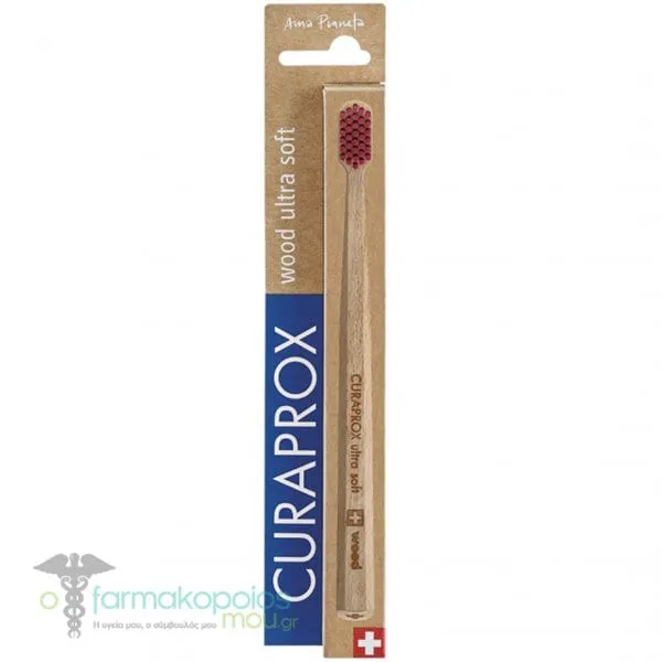 Curaprox Ama Pianeta Wood Ultra Soft, 1pc - Φούξια-Φούξια
