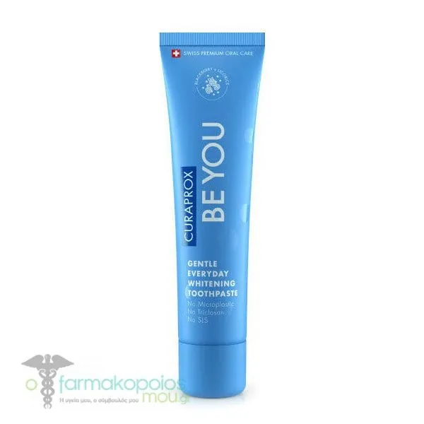 Curaprox Be You Gentle Everyday Whitening Toothpaste, 60ml - Γαλάζιο