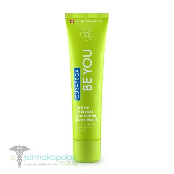 Curaprox Be You Gentle Everyday Whitening Toothpaste, 60ml - Λαχάνι