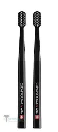 Curaprox Black is White Toothbrush, 2pcs