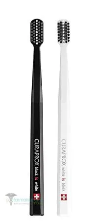 Curaprox Black is White Toothbrush & White is Black Toothbrush, 2pcs