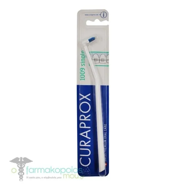 Curaprox CS (1009 Ortho) Single Toothbrush, 1pc - Λευκό-Μπλε