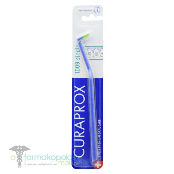 Curaprox CS (1009 Ortho) Single Toothbrush, 1pc - Navy Blue-Λαχανί