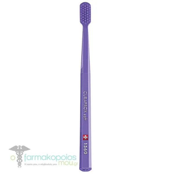 Curaprox CS 1560 Soft Toothbrush, 1pc - Μωβ-Μωβ