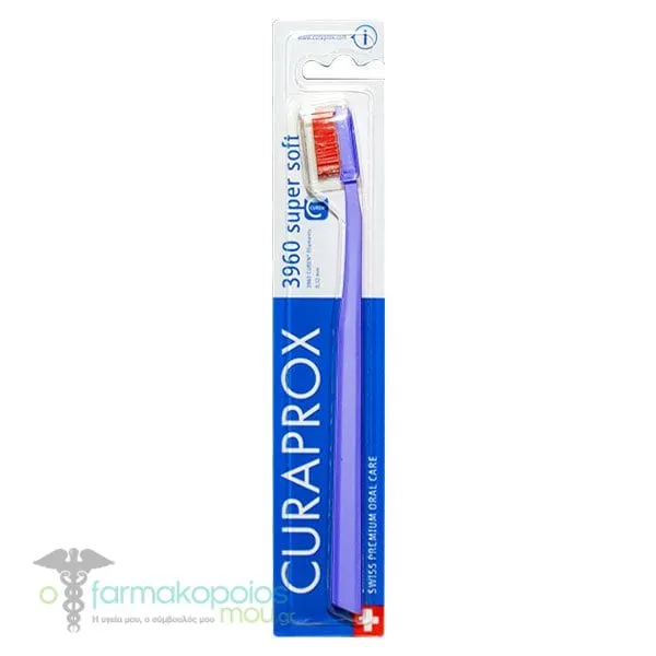 Curaprox CS 3960 Super Soft Toothbrush, 1pc - Μωβ-Κόκκινο