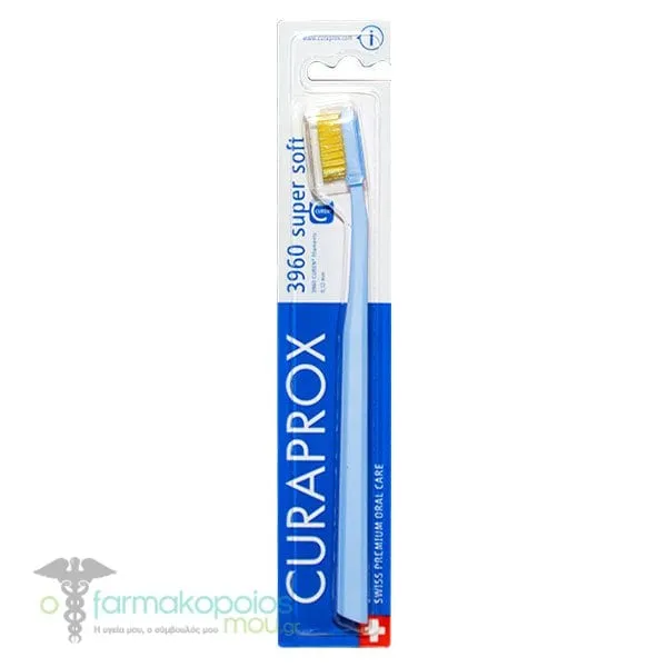 Curaprox CS 3960 Super Soft Toothbrush, 1pc - Σιελ-Κίτρινο