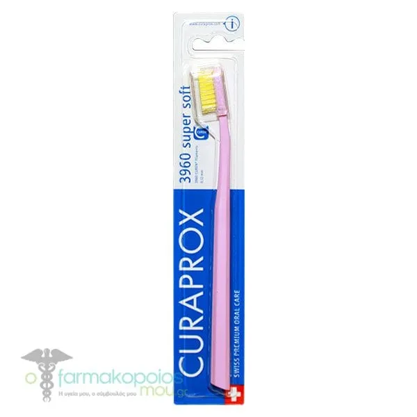 Curaprox CS 3960 Super Soft Toothbrush, 1pc - Ροζ-Κίτρινο