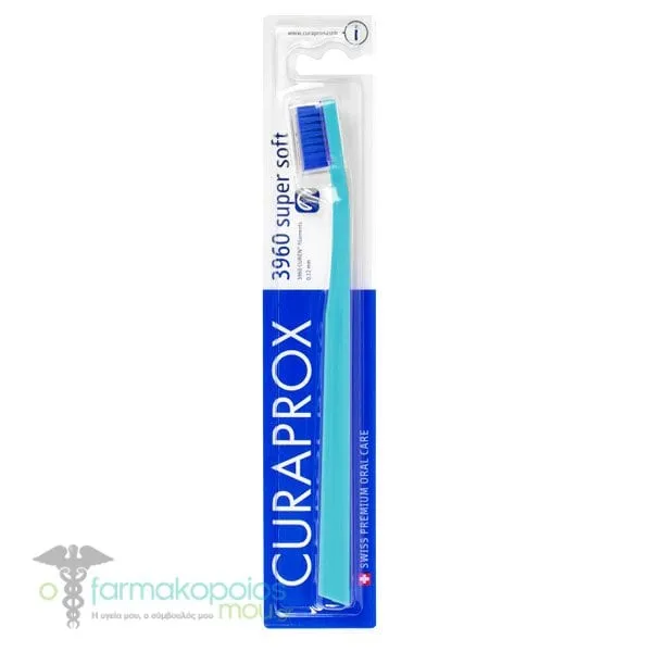 Curaprox CS 3960 Super Soft Toothbrush, 1pc - Τιρκουάζ-Μπλε