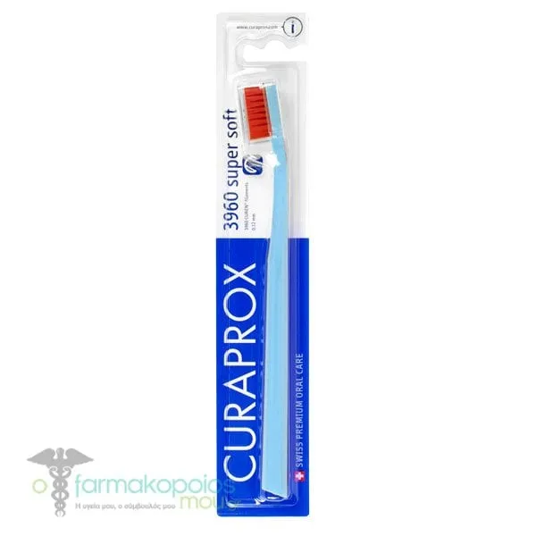 Curaprox CS 3960 Super Soft Toothbrush, 1pc - Σιελ-Κόκκινο