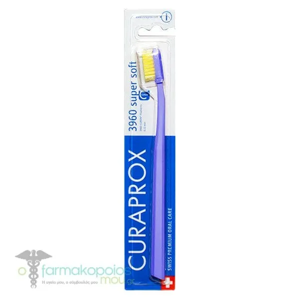 Curaprox CS 3960 Super Soft Toothbrush, 1pc - Μωβ-Κίτρινο
