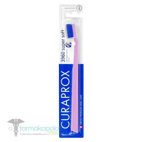 Curaprox CS 3960 Super Soft Toothbrush, 1pc - Ροζ-Μπλέ