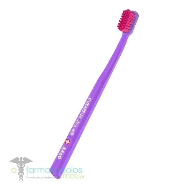 Curaprox CS 5460 Ultra Soft Οδοντόβουρτσα Πολύ Μαλακή, 1τεμ - Μώβ-Φούξια