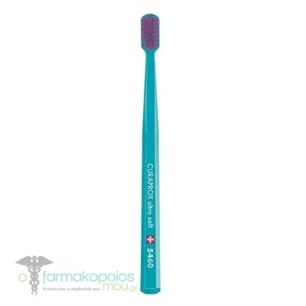Curaprox CS 5460 Ultra Soft Οδοντόβουρτσα Πολύ Μαλακή, 1τεμ - Πετρόλ-Φούξια