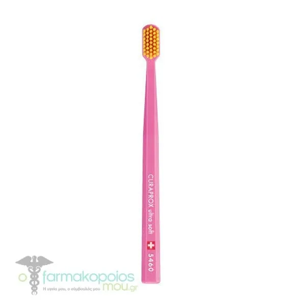Curaprox CS 5460 Ultra Soft Toothbrush, 1pc - Ροζ-Κίτρινο