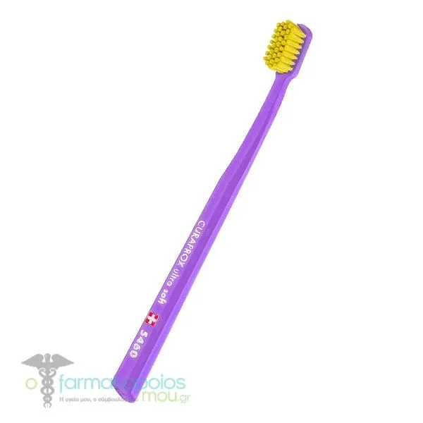 Curaprox CS 5460 Ultra Soft Toothbrush, 1pc - Μωβ-Κίτρινο