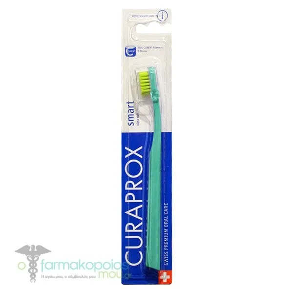 Curaprox CS 7600 Smart Ultra Soft Toothbrush, 1pc - Τιρκουάζ-Λαχανί