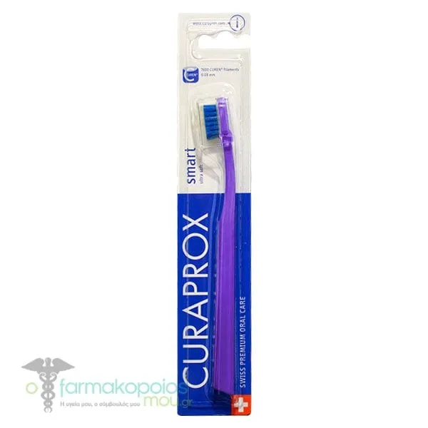 Curaprox CS 7600 Smart Ultra Soft Toothbrush, 1pc - Μωβ-Μπλε