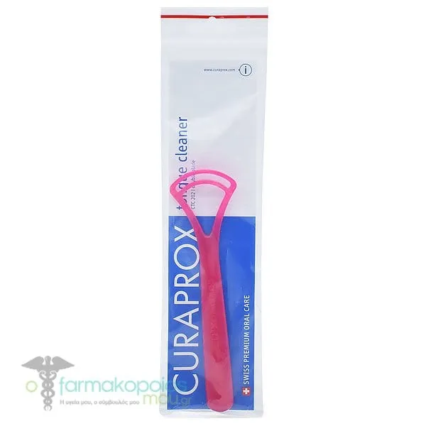 Curaprox (CTC202) Double Blade Tongue Cleaner, 1pc - Φούξια