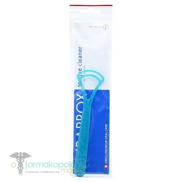 Curaprox (CTC202) Double Blade Tongue Cleaner, 1pc - Τιρκουάζ