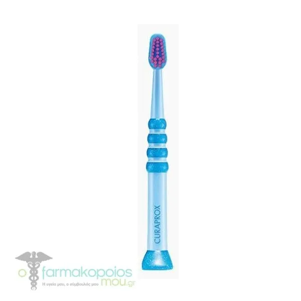 Curaprox Curakid CK 4260 Super Soft Baby Toothbrush 4m+, 1pc - Γαλάζιο - Ροζ